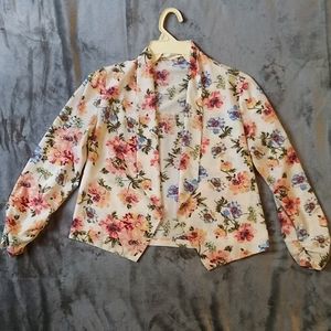 Thin Floral Cardigan